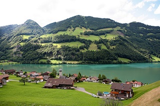 Живописные пейзажи Интерлакена, Швейцария